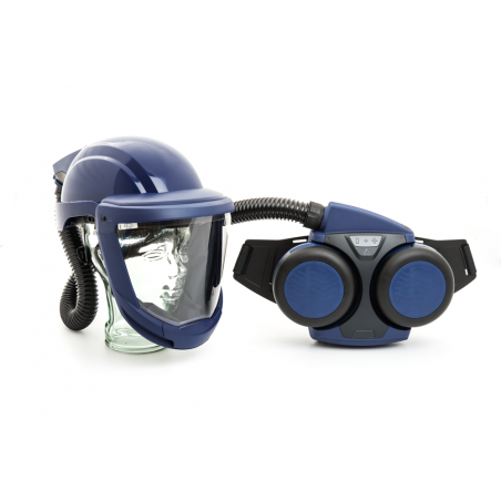 Casque à écran facial + Ventilateur