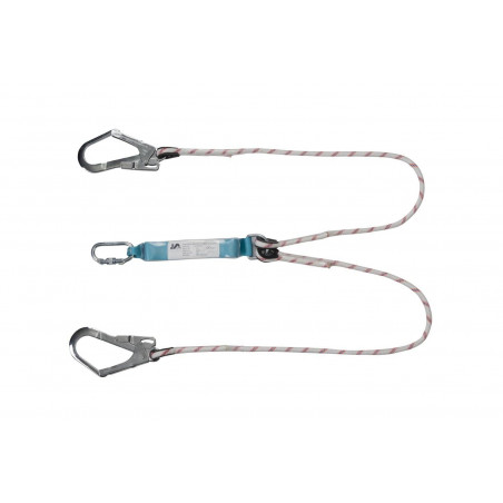 Longe double avec absorbeur - Livraison sur tout le Maroc