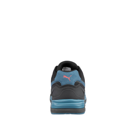 FRONTSIDE BLK/BLUE LOW PUMA SAFETY CHAUSSURES DE SÉCURITÉ