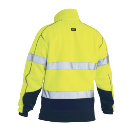 PULL EN POLAIRE À HAUTE VISIBILITÉ AVEC ZIP 1/4