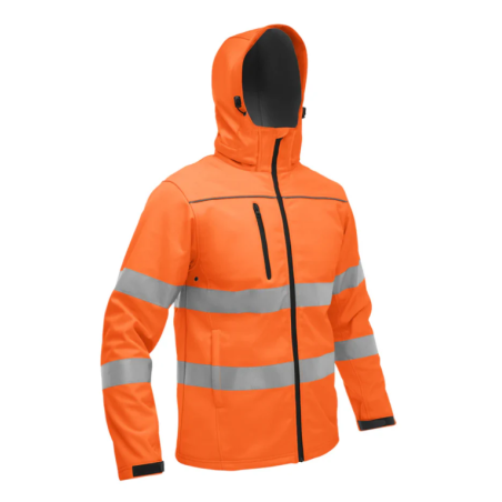 VESTE SOUPLE HAUTE VISIBILITE AVEC CAPUCHE
