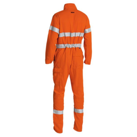COMBINAISON BISLEY ANTI-FEU (FR) RESISTANTE AUX FLAMMES HAUTE VISIBILITE ZIP EN METAL