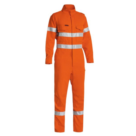 COMBINAISON BISLEY ANTI-FEU (FR) RESISTANTE AUX FLAMMES HAUTE VISIBILITE ZIP EN METAL
